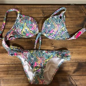 Victoria’s Secret Paisley Bombshell Bikini Set